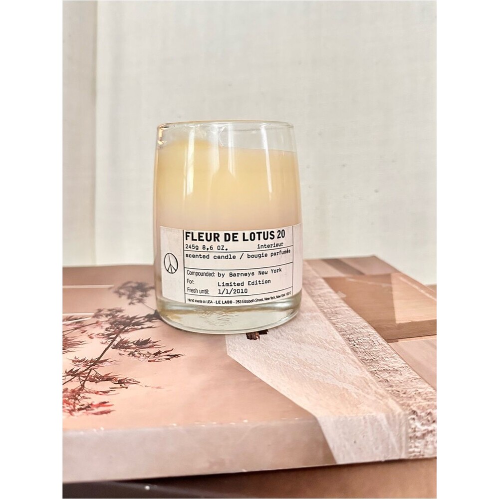 Rare Vintage Le Labo x Barneys New York "Fleur de Lotus 20" Candle 8.6oz / 245g